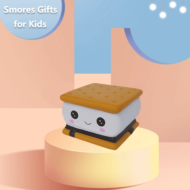 Funnysquee Delightful S'More Squishies - Regalo de cumpleaño