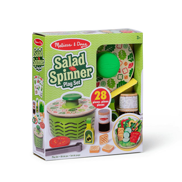 Set de juego giratorio para ensaladas, comida de juego imagi