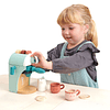 - Babyccino Maker - Máquina de café de madera Juguete de jue