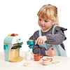 - Babyccino Maker - Máquina de café de madera Juguete de jue