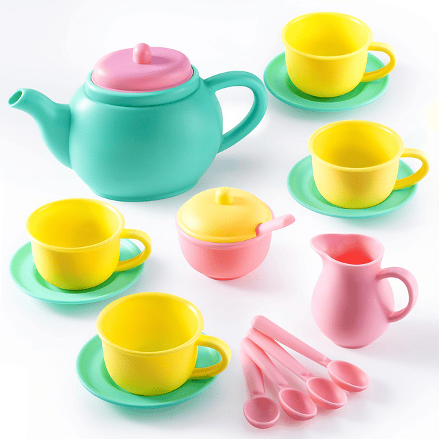 Juego de 18 piezas para fiesta de té, accesorios para alimen