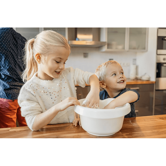 Juego de cocina y horneado para niños Guía de utensilios de