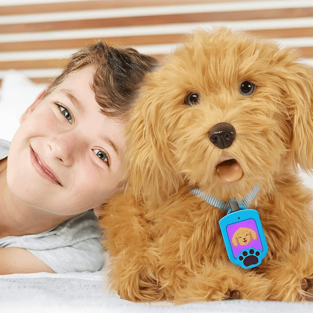 My Fuzzy Friend Moji Interactive Labradoodle - Juguete de pe