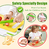 Herramientas de cocina Montessori para niños pequeños, juego