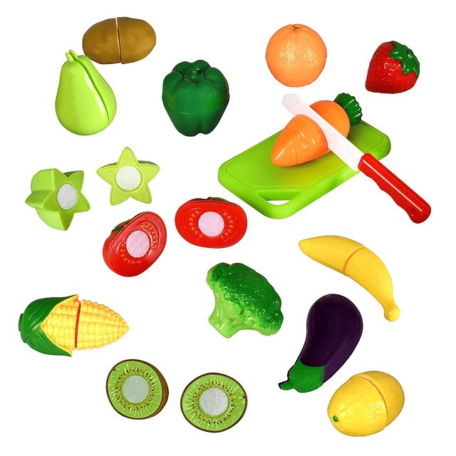 : Cesta de frutas y verduras, juego de simulación, juego edu