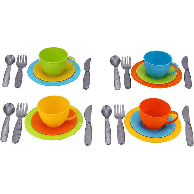 Platos de juego para cocina infantil | Juego de platos de co