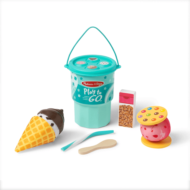 Play to Go, paquete de 2: pastel, galletas y helado, juguete