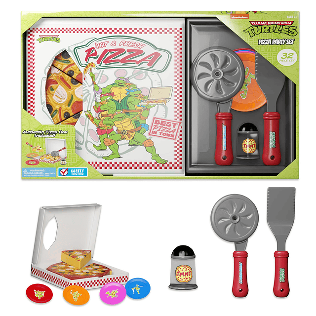 Juego de juguetes para pizza para niños, comida de juego de