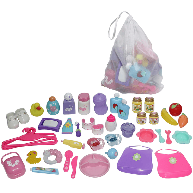 Baby Nursery Bolsa de accesorios de 45 piezas para mantener