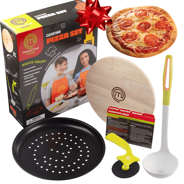 Juego de cocina para pizza – Kit de 5 piezas incluye utensil