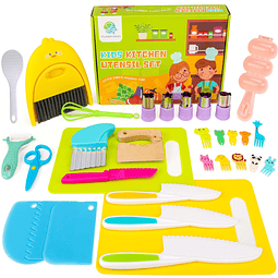 Juego de cocina para niños de 22 piezas – Herramientas de co