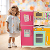 Juego de cocina para niños de 3 a 8 años, cocina de madera p