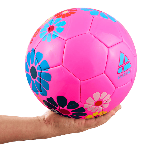 Balón de fútbol Blossom (4, rosa/azul)