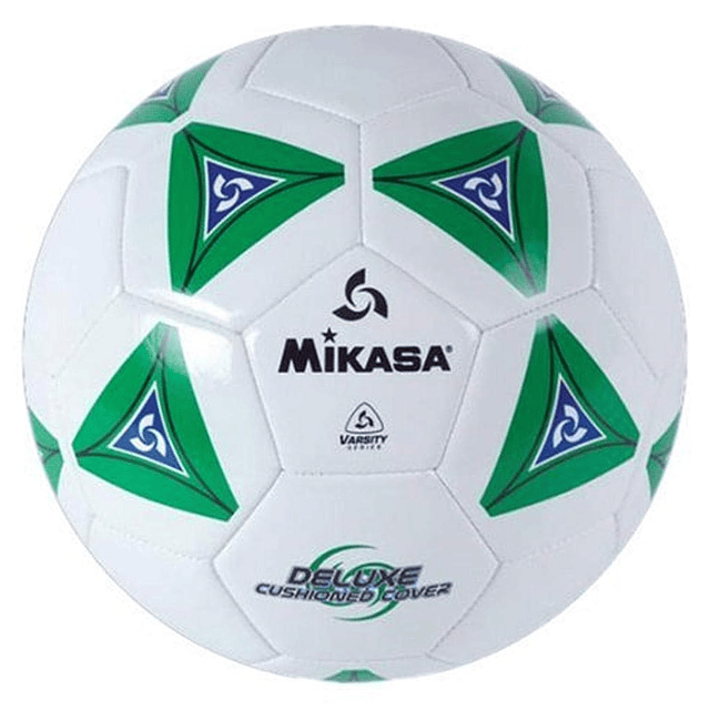 Balón de fútbol Serious (verde/blanco, talla 5)