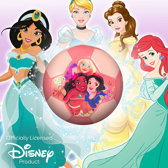 Balón de fútbol de princesas de Disney, mini balón de fútbol