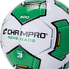 Balón de fútbol Champro Renegade, talla 3, verde óptico