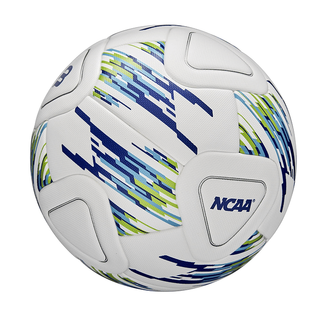 NCAA Vanquish Match Balón de fútbol - Tamaño 5, Blanco/Azul/