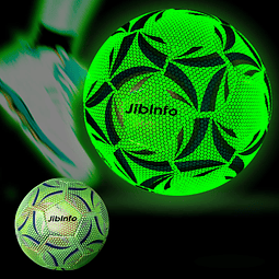 Balón de fútbol iluminado tamaño 4, balón de fútbol que bril