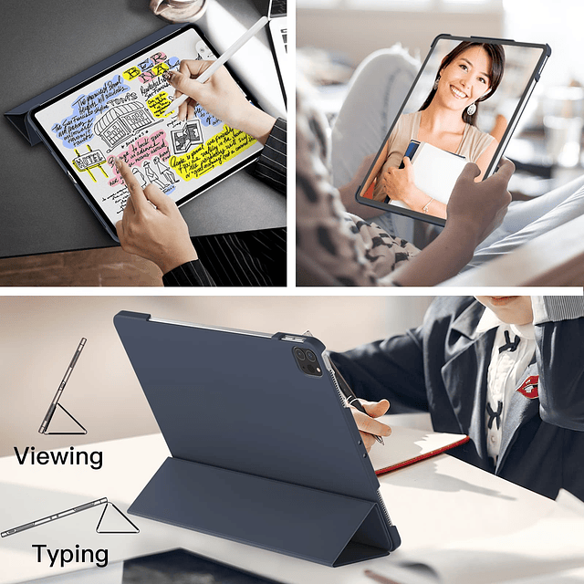 Funda para iPad Pro de 12,9 pulgadas modelo 2020/2018, 4.ª/3