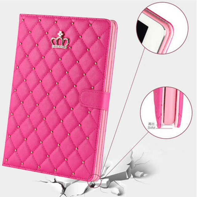 Cute Crwon Funda para iPad Mini 6 8,3 pulgadas, modelo 2021,