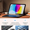 Funda con teclado para iPad de 10.ª generación 10,9", 2022,