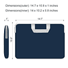 Funda para portátil Chromebook para MacBook Pro de 15/16 pul