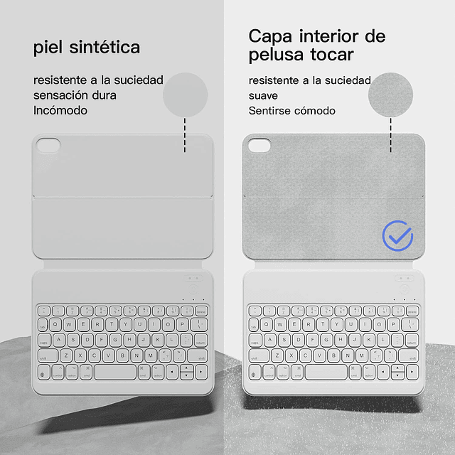 Funda con Teclado para iPad Mini 6 8,3 Pulgadas, Teclado Tip