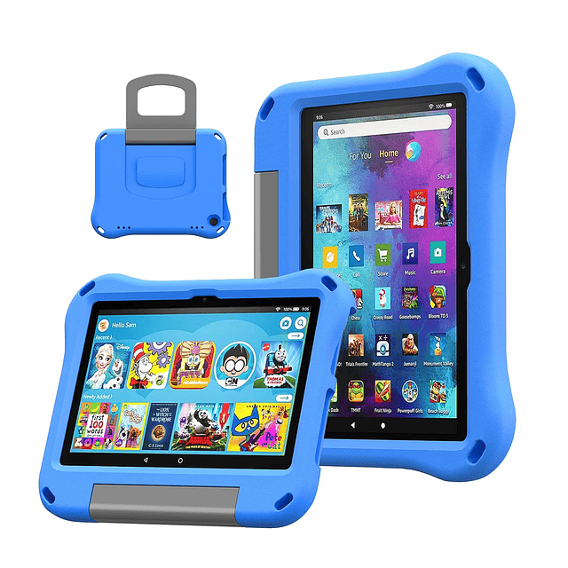 Funda para niños 8/8 Plus 2022/2020, incompatible con iPad S