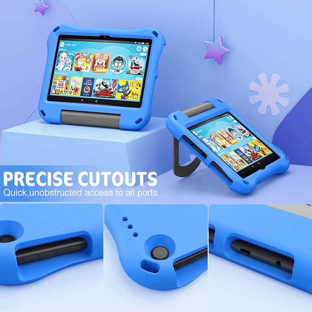 Funda para niños 8/8 Plus 2022/2020, incompatible con iPad S