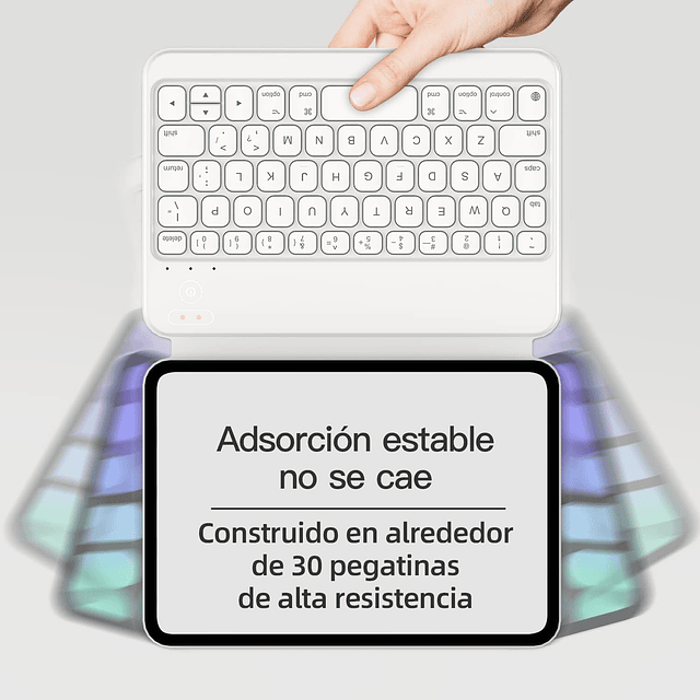 Funda con Teclado para iPad Mini 6 8,3 Pulgadas, Teclado Tip