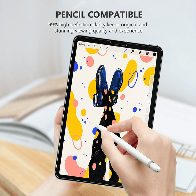 Paquete de 2 protectores de pantalla compatibles con iPad Ai