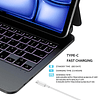 Funda con teclado para iPad Air de 11 pulgadas M2 2024/iPad