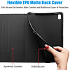 Funda para iPad Mini 6 2021, funda delgada de piel sintética