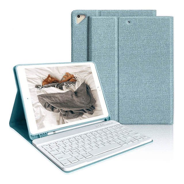 Funda con teclado 9.7 para iPad 2018 6.ª generación, iPad Pr