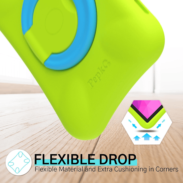 PEPKOO Funda para niños para tableta HD 8 y HD 8 Plus, cubie