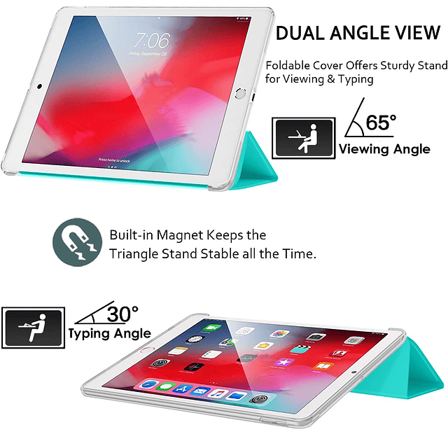 para iPad 5ta generación 9.7" 2017 Estuche con función atril