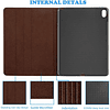 Funda de Cuero para iPad Air de 11 Pulgadas M2 2024, Funda t