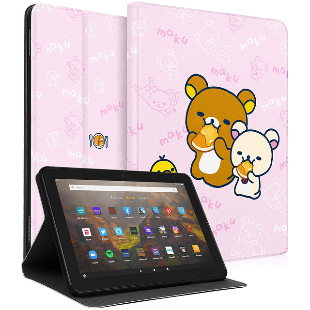 Trendy Fun for Fire HD 8/8 Plus Funda para tableta de 8" 12.