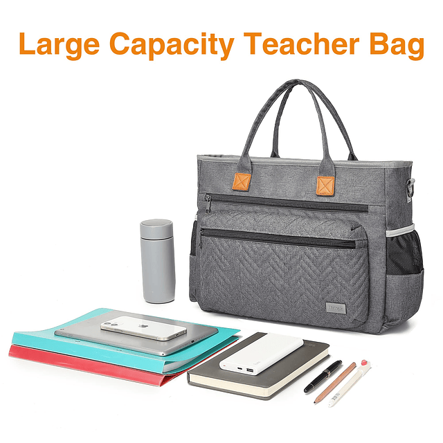 Bolso de mano para computadora portátil, bolso de profesor p