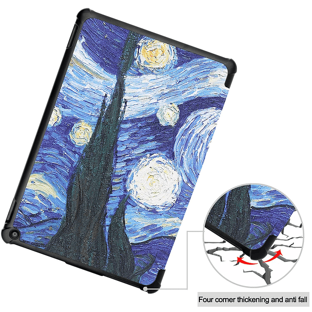 Funda tipo libro para Amazon Kindle Fire HD 10/10 Plus solo