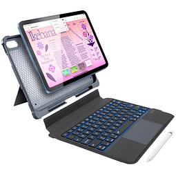 Funda con teclado para iPad Pro de 11 pulgadas Funda de cuer