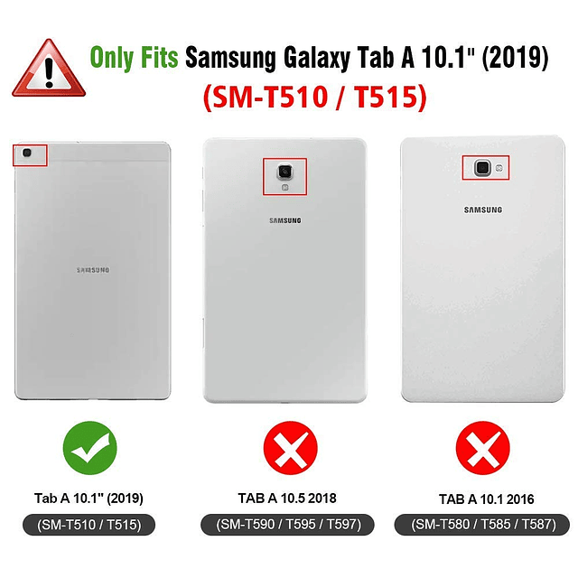 Funda para niños para Samsung Galaxy Tab A 10.1 2019 SM-T510