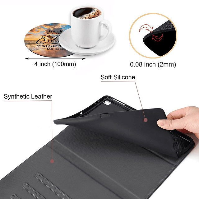 Funda para iPad 9.7 2018/2017, funda para iPad Air/Air 2, fu