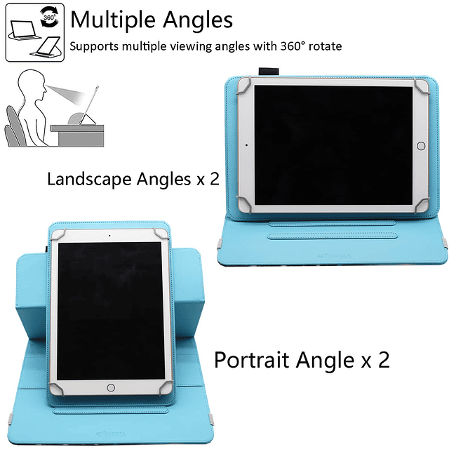 Funda universal para tableta de 8 pulgadas, funda universal