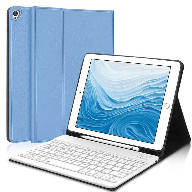 Funda para iPad de 9ª generación con teclado de 10,2 pulgada