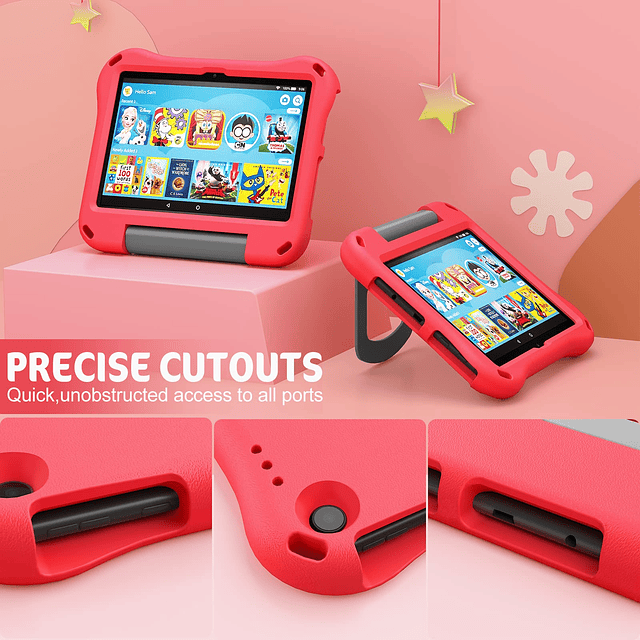 Funda para niños 8/8 Plus 2022/2020, incompatible con iPad S