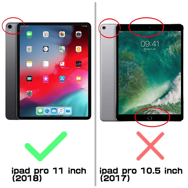 Funda para iPad Pro de 11 '' Lanzamiento 2018, UB Pro Series