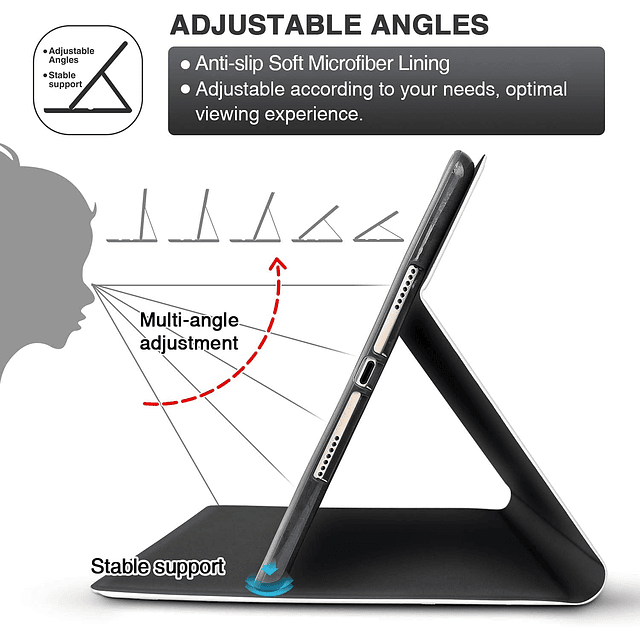 Compatible con iPad Pro de 11 pulgadas, 4.ª/3.ª/2.ª/1.ª gene