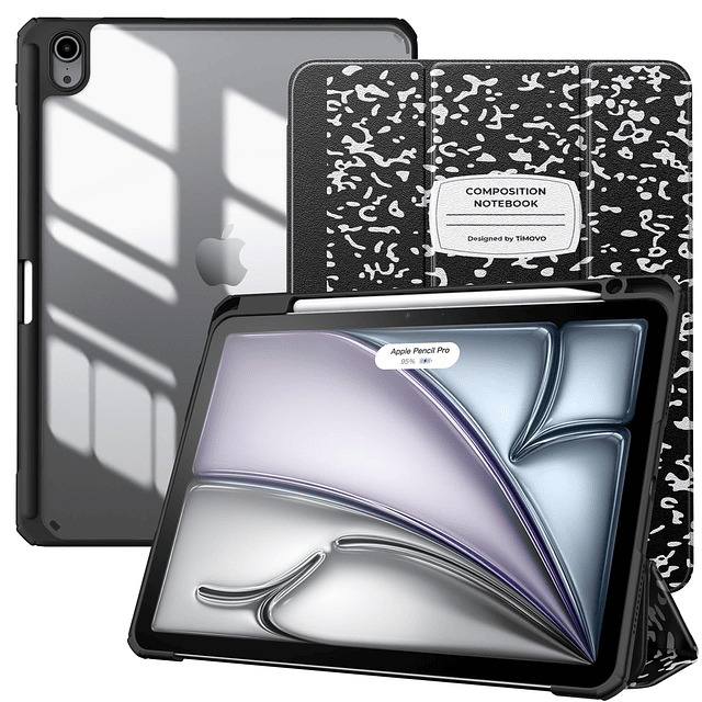 Funda para iPad Air 11" M2 2024 con portalápices, Funda iPad