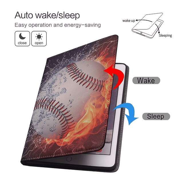 Funda para iPad 9.7 2018/2017, iPad Air 2, iPad Air, Pro 9.7